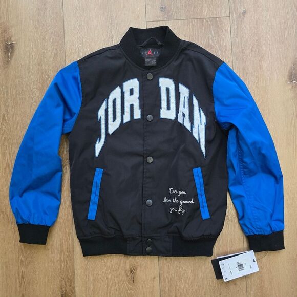 Jordan Other - Jordan Nike Long Sleeve Varsity Jacket Size Ym Medium 10-12